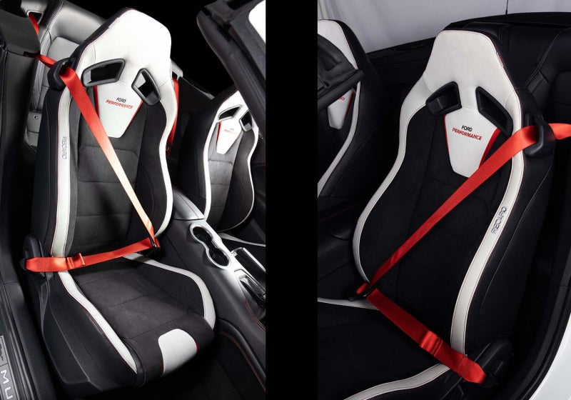 Ford Racing 2024 Mustang Ford Performance Logo Recaro Seat Set M-63660005-MG M-63660005-MG Photo - Mounted