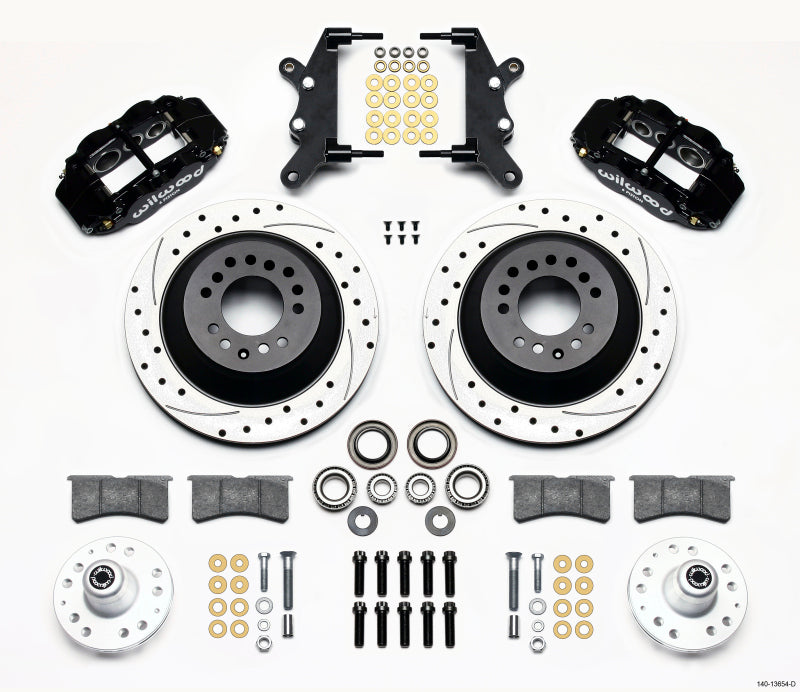 Wilwood Narrow Superlite 6R Front Hub & 1PC Rtr Kit 12.88in Dril 60-68 Ford / Mercury Full Size 140-13654-D 140-13654-D Photo - Primary