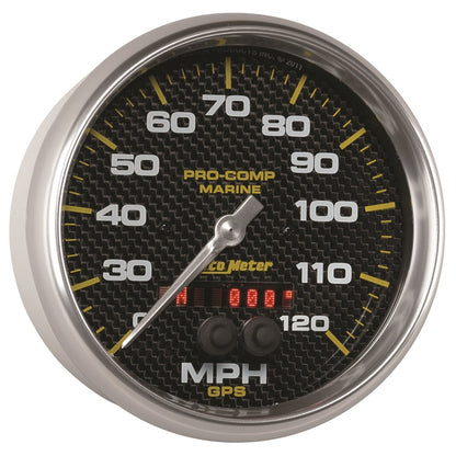 AutoMeter Marine Carbon Fiber 5in 120mph GPS Speedometer 200646-40 200646-40 User 3