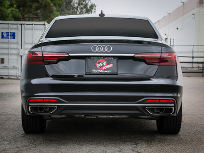 aFe 20-21 Audi A4 L4-2.0L (t) MACH Force-Xp 3in to 2-1/2in Stainless Steel Cat-Back Exhaust System 49-36446 49-36446 Photo - Mounted