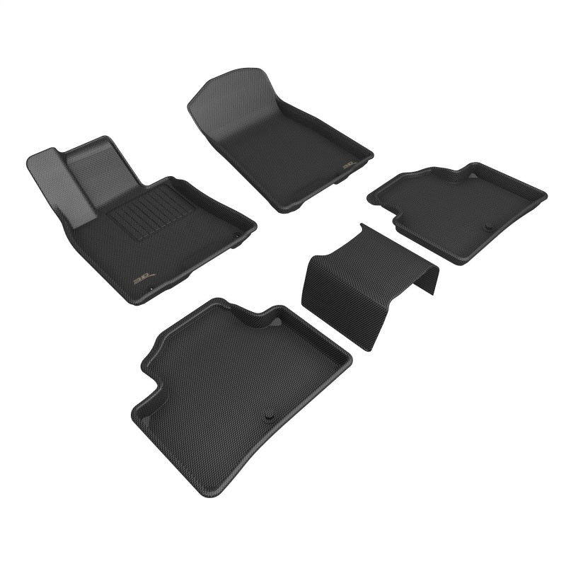 3D MAXpider 22-23 Genesis GV70 Kagu Floor Mat- Black R1 R2 L1GS01101509 L1GS01101509 Photo - Primary