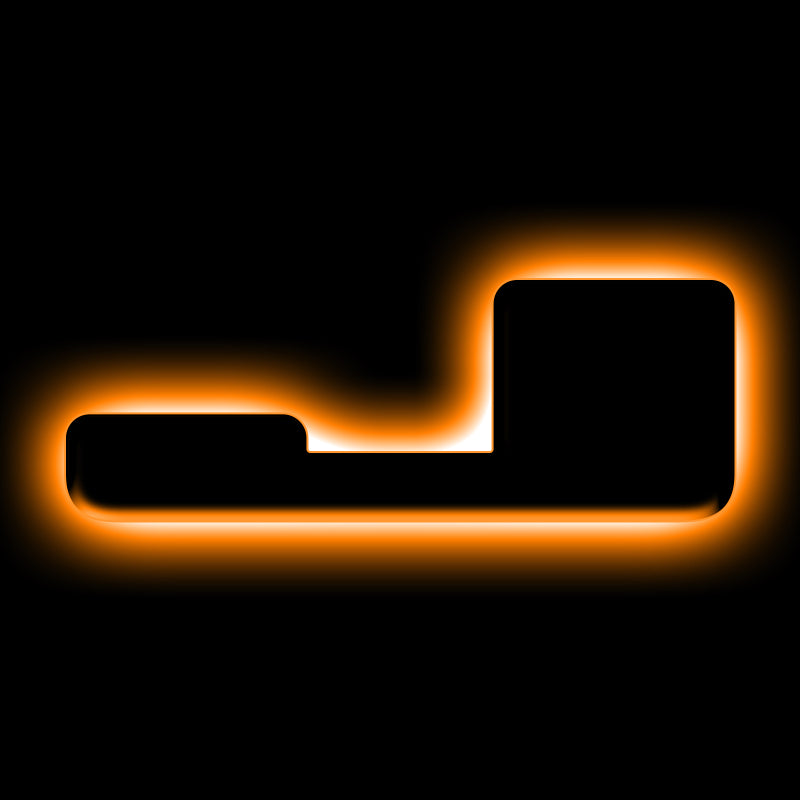 ORACLE Lighting Universal Illuminated LED Letter Badges - Matte Black Surface Finish - J 3141-J-005 3141-J-005 Photo - Primary