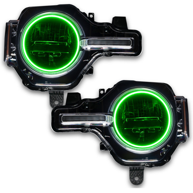 ORACLE Lighting Oracle 2021 Ford Bronco Base Headlight LED Halo Kit - ColorSHIFT - w/ 2.0 Controller 1470-333 1470-333 User 1
