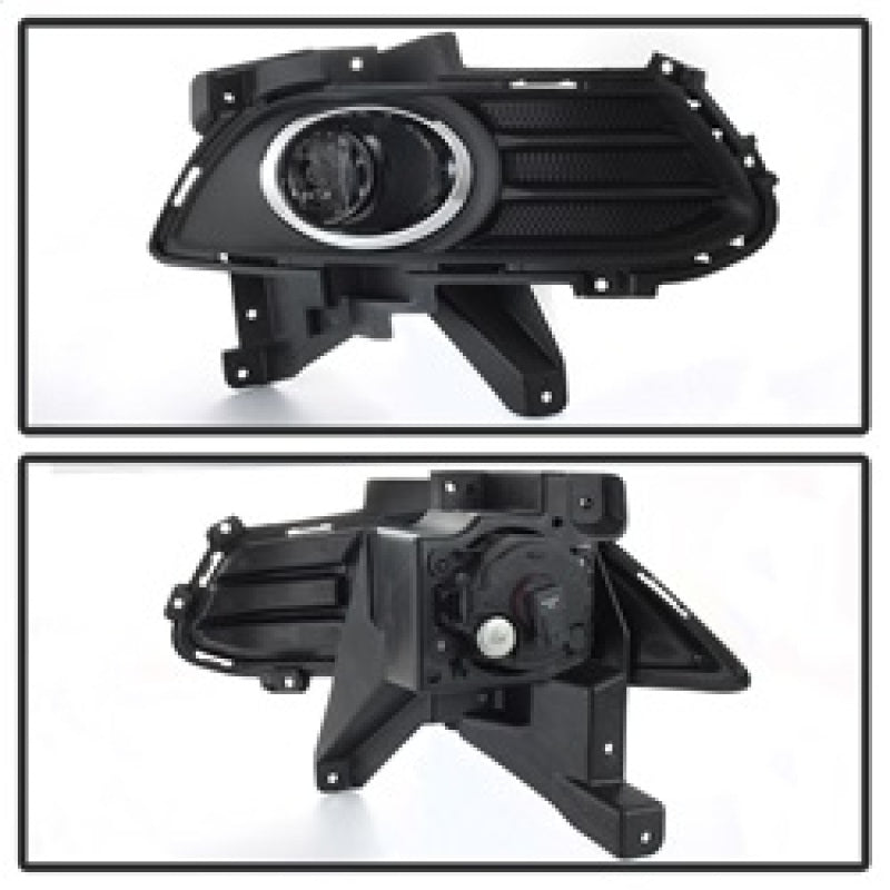 Spyder 13-16 Ford Fusion OEM Fog Lights w/Switch & Cover - Clear (FL-FFUS13-C) 5085009 5085009 Photo - Unmounted