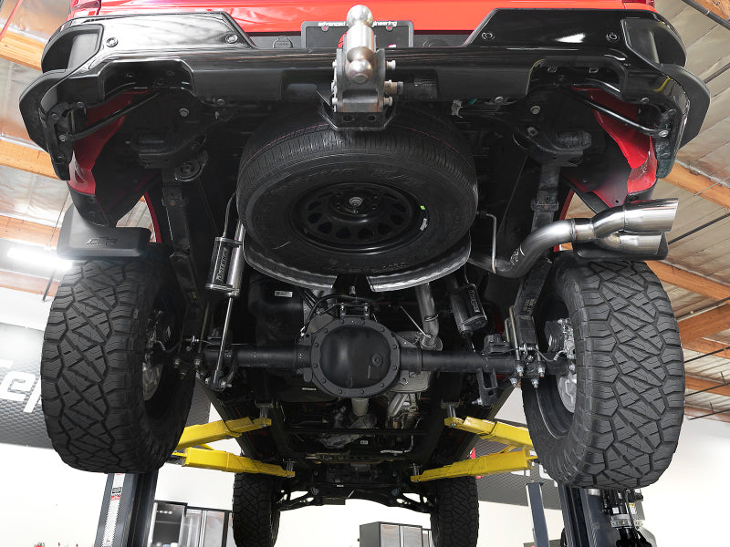 aFe Vulcan Series 3in 304SS Exhaust Cat-Back w/Pol Tip 2019 GM Silverado/Sierra 1500 V6-4.3L/V8-5.3L 49-34106-P 49-34106-P Photo - Mounted