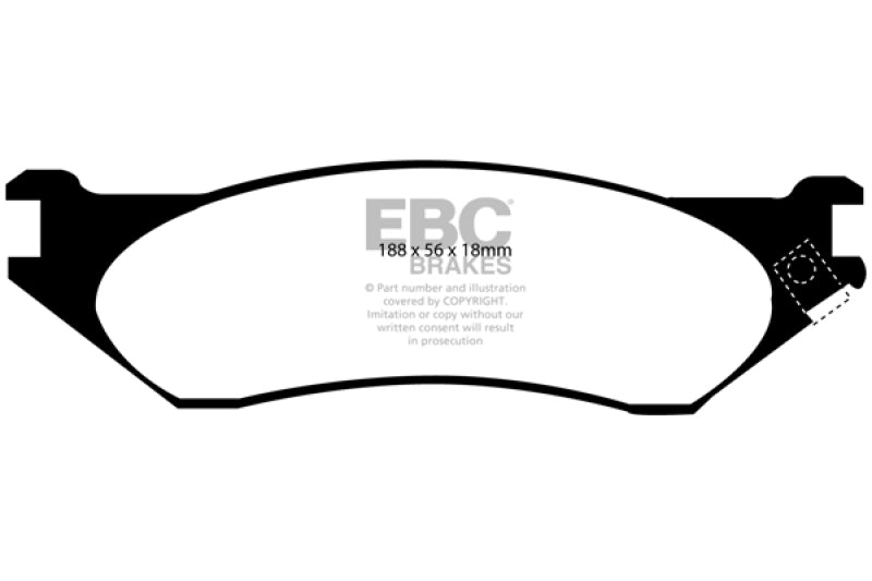EBC Disc Brake Pad Set DP61638 Photo - Primary
