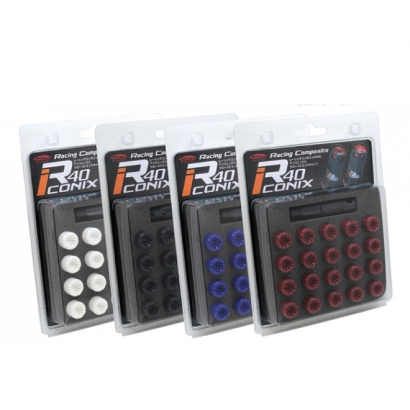 Project Kics R40 ICONIX PLASTIC CAPS BLACK 20 PIECES (12X1.25), Part # CIF3K 0L1PF WCIF3K User 1