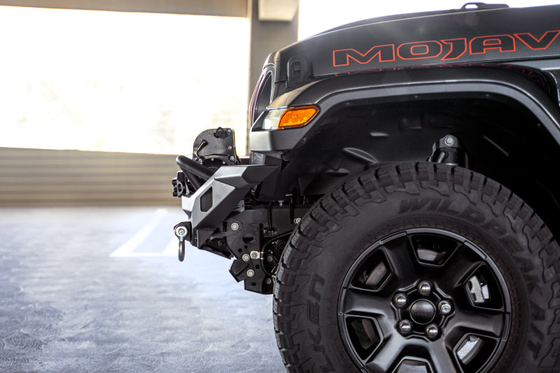 DV8 Offroad 07-18 Jeep Wrangler JK / 18-23 Wrangler JL / 20-23 Gladiator JT MTO Series Front Bumper FBJL-12 FBJL-12 Photo - Unmounted