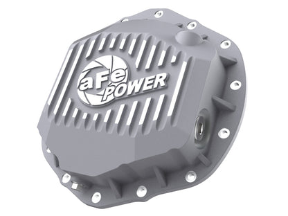 aFe Street Series Rear Differential Cover Raw w/ Machined Fins 19-20 Ram 2500/3500 46-71150A 46-71150A Photo - Primary