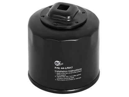 aFe Pro GUARD D2 Oil Filter (4 Pack) Nissan Cars 02-17 I4/ Subaru Cars 44-LF017-MB Photo - Unmounted