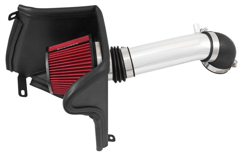 Spectre 91-01 Jeep Cherokee L6-4.0L F/I Air Intake Kit - Polished w/Red Filter 9051 9051 Photo - Primary