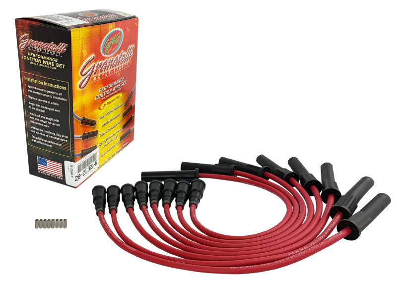 Granatelli Motor Sports Granatelli 10-14 Ford 6.2L Ignition Wires - Red (Excl Coil Packs) 28-2116S-R