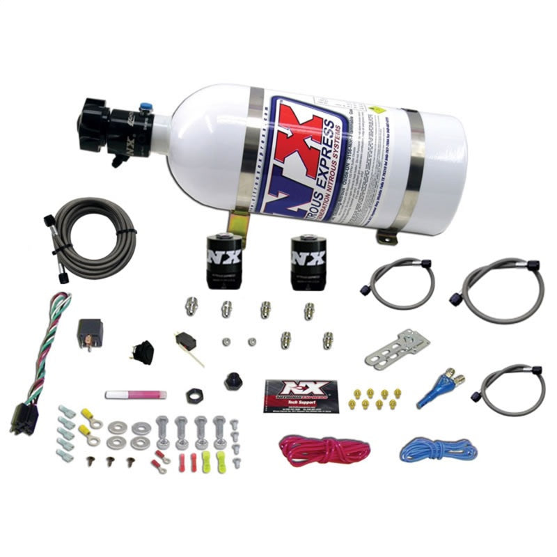 Nitrous Express GM EFI Race Single Nozzle Nitrous Kit (100-250HP) w/10lb Bottle 20118-10 20118-10 Photo - Primary