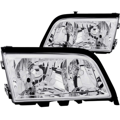 Anzo 1994-2000 Mercedes Benz C Class W202 Crystal Headlights Chrome 121081 Photo - Primary