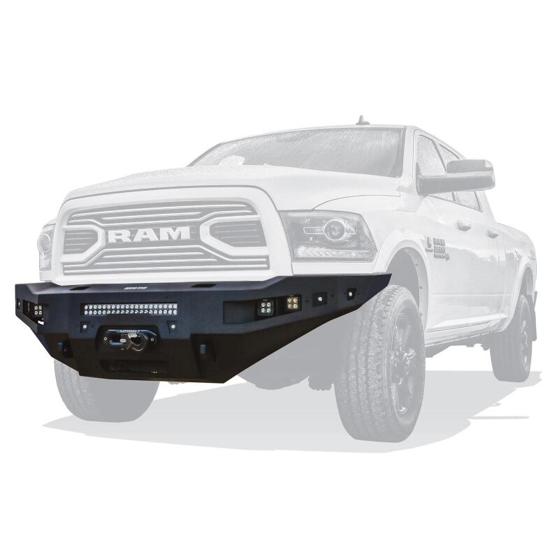 Westin 10-18 RAM 2500/3500 Pro-Series Front Bumper - Tex. Blk 58-411195 58-411195 Photo - Mounted