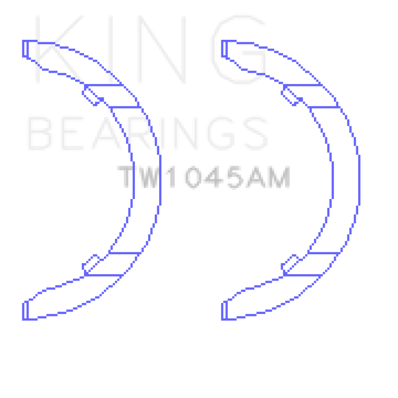 King Engine Bearings King 1798 Audi CDAA/CDHA/CDHB/CDAB Thrust Washer Set TW1045AM TW1045AM Photo - Primary