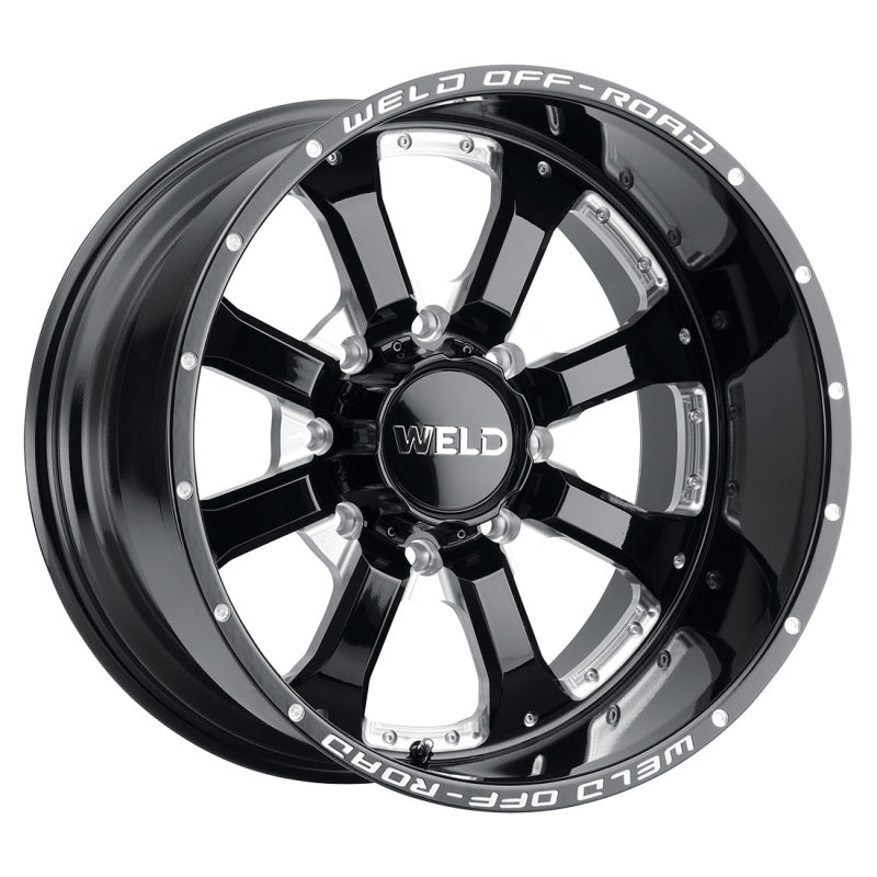 Weld Off-Road W125 20X9 Granada Six 6X135 ET20 BS5.75 Gloss Black MIL 87.1 W12509089575 W12509089575 Photo - Primary