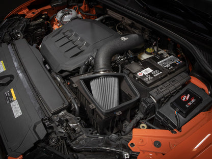 aFe Rapid Induction Pro DRY S Cold Air Intake System - 19-22 Audi Q3 L4-2.0L (t) 45TFSI 52-10014D 52-10014D Photo - Mounted