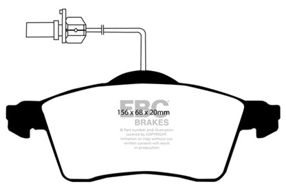 EBC Disc Brake Pad Set DP61398 Photo - Primary