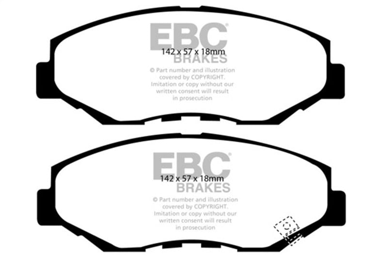 EBC Disc Brake Pad Set DP61655 Photo - Primary