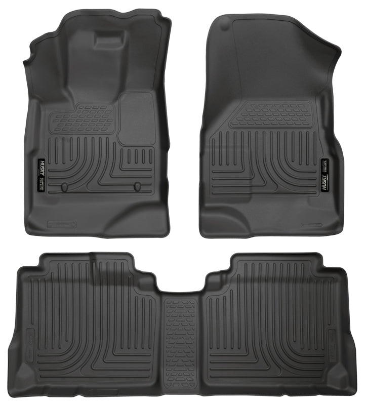 Husky Liners 10-12 Chevy Equinox/GMC Terrain WeatherBeater Combo Black Floor Liners 98131 Photo - Primary