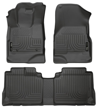 Husky Liners 10-12 Chevy Equinox/GMC Terrain WeatherBeater Combo Black Floor Liners 98131 Photo - Primary
