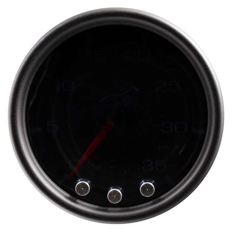 Autometer Spek-Pro Gauge Boost 2 1/16in 35psi Stepper Motor W/Peak & Warn Blacksmoke//Black P30352 P30352 User 2