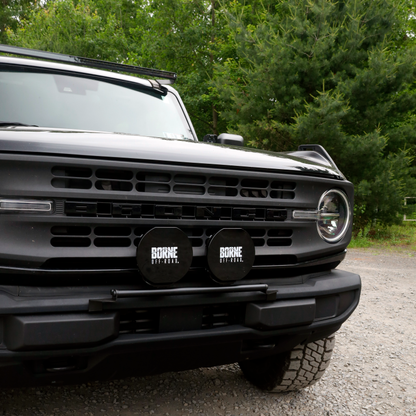 Borne Off-Road 7in Round Light Cover Black BNLT-COV-RD7BK BNLT-COV-RD7BK Photo - Primary