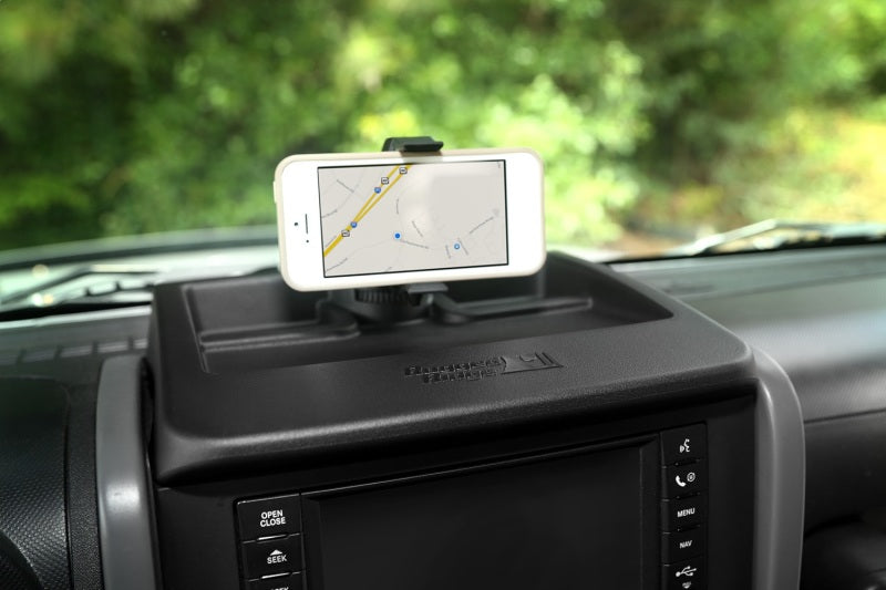 Rugged Ridge Dash Multi-Mount Phone Kit; 07-10 Jeep Wrangler JK 13551.17 Photo - Mounted