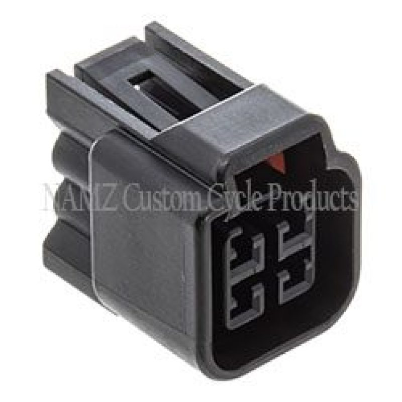 NAMZ Metric 4-Position Female Connector Kit Incl. Wire Seals/Terminals/Locking TPA (Single) NC-FW-04F NC-FW-04F Photo - Primary