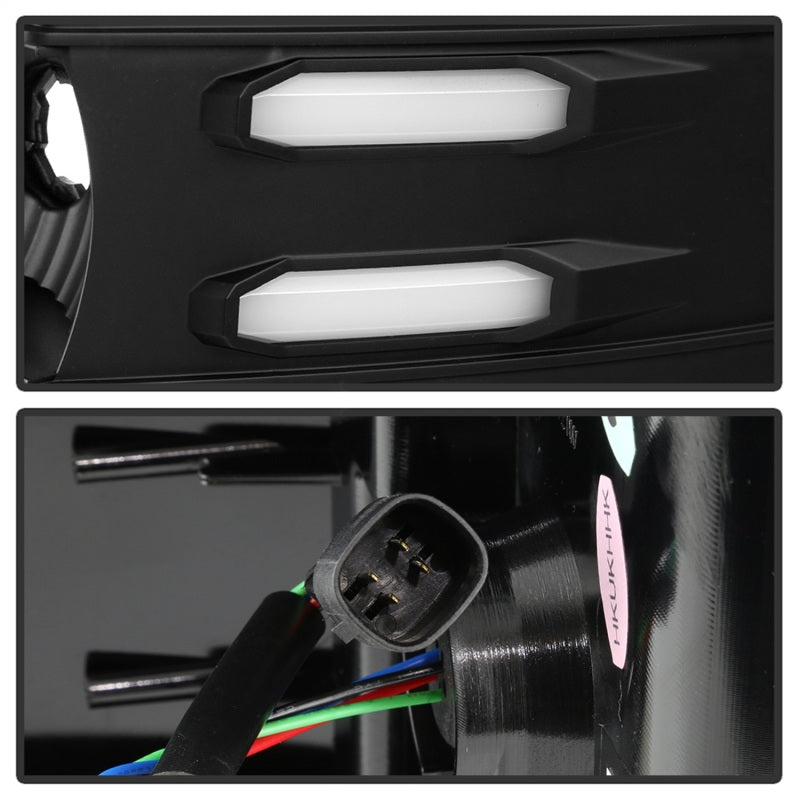 Spyder 16-18 Chevy Silverado Light Bar LED Tail Lights - All Black ALT-YD-CS16-LED-B 5085863 5085863 Photo - Unmounted