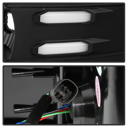 Spyder 16-18 Chevy Silverado Light Bar LED Tail Lights - All Black ALT-YD-CS16-LED-B 5085863 5085863 Photo - Unmounted