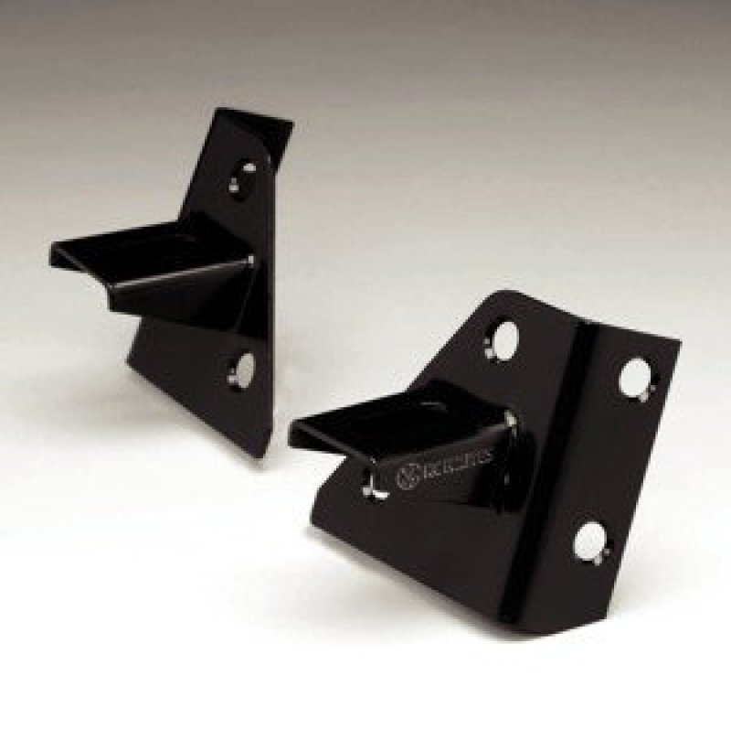 KC HiLiTES 86-95 Jeep YJ Windshield Hinge Light Mount Bracket Set (Pair) - Black 7321 7321 Photo - Primary