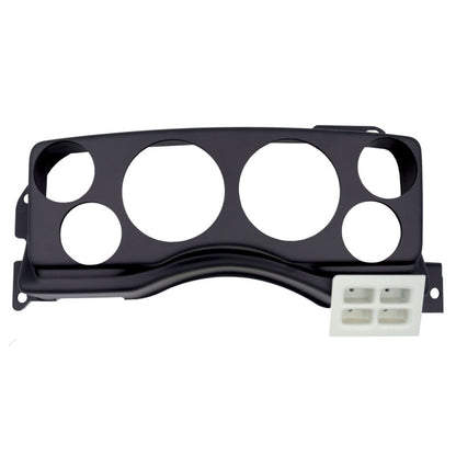 Autometer 87-89 Ford Mustang Direct Fit Gauge Panel 3-3/8in x2 / 2-1/16in x4 2924 2924 Photo - Primary