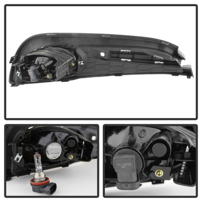 Spyder Honda Civic 2013-2014 4dr OEM Fog Light W/Switch Clear FL-HC2013-4D-C 5077745 5077745 User 1