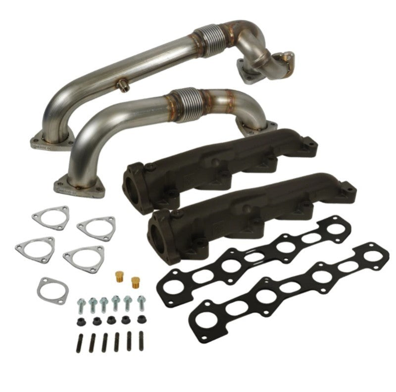 BD Diesel 08-10 Ford F-250/F-350/F-450/F-550 Powerstroke 6.4L Up Pipes Kit w/Manifold Set 1041484 1041484 User 1