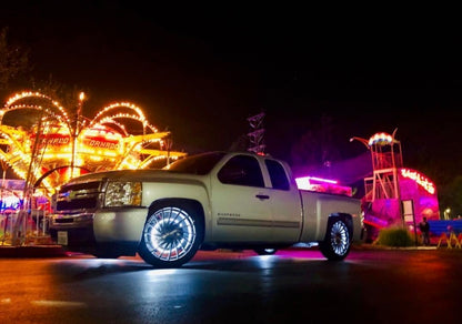 ORACLE Lighting Oracle LED Illuminated Wheel Rings - Double LED - White 4228-001 4228-001 Photo - lifestyle view
