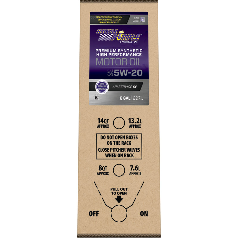 Royal Purple Multi-Grade Motor Oil 5w20 SAE 6 Gallon Box ROY60520 60520 User 1