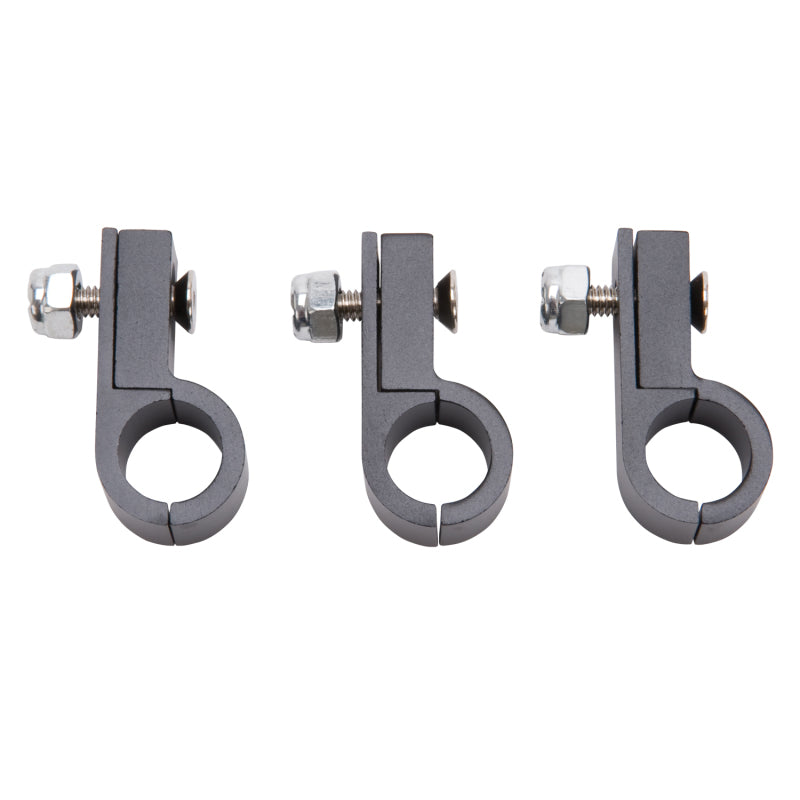 Russell Performance Aluminum -8AN Line Clamp Black Anodized Finish 654263 654263 Photo - Primary