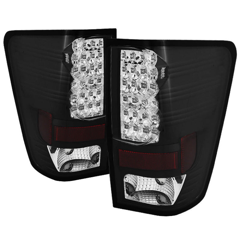 Spyder Nissan Titan 04-14 LED Tail Lights Black ALT-YD-NTI04-LED-BK 5070067 5070067 Photo - Primary