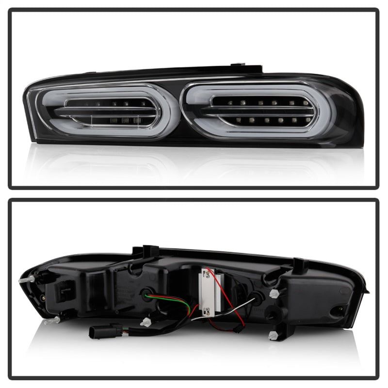Spyder Chevy Camaro 16-18 Halogen LED Tail Lights Black ALT-YD-CCAM16HAL-SEQ-BK 5087218 5087218 Photo - Unmounted