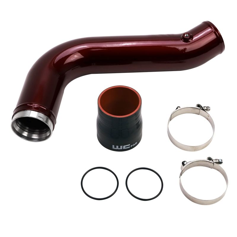 Wehrli 17-19 Chevrolet 6.6L L5P Duramax Passenger Side 3.5in Intercooler Pipe - Illusion Blueberry WCF100530-IBB