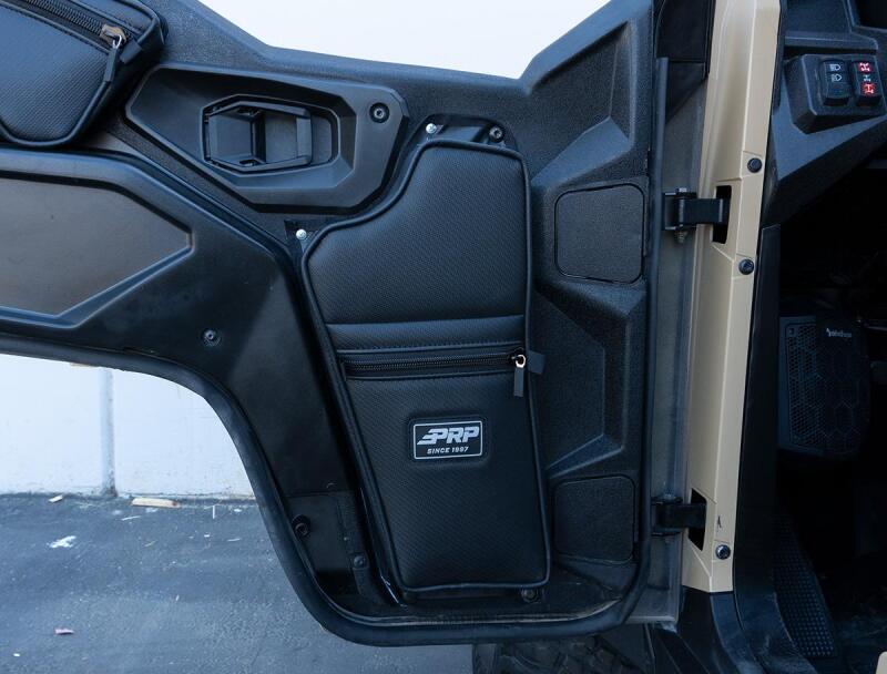 PRP Seats 2016+ Polaris General Front Lower Door Bags w/Knee Pad - Pair E118-210 E118-210 Photo - Close Up