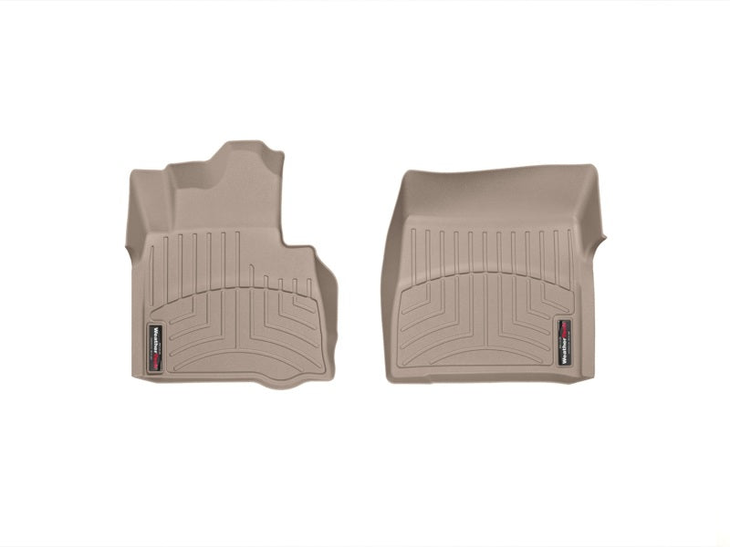 WeatherTech WT FloorLiner - Front - Tan Floor Mats Floor Mats - Rubber main image