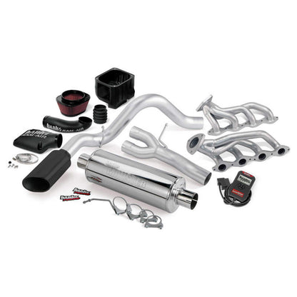 Banks Power 10 Chevy 5.3L ECSB FFV PowerPack System - SS Single Side-Exit Exhaust w/ Black Tip 48081-B 48081-B Photo - Primary