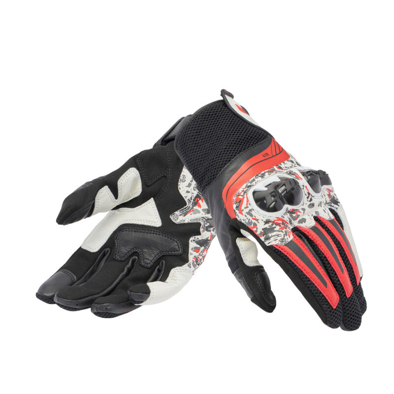 Dainese Mig 3 Unisex Leather Gloves Black/Red Spray/White - Medium 201815934-32J-M 201815934-32J-M User 1