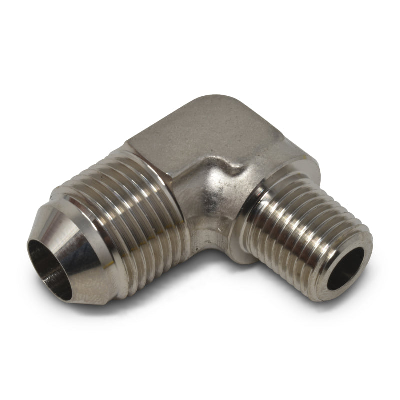 Russell -6 AN 90° Flare to Pipe Adapter (Endura Finish) 660821 Photo - out of package