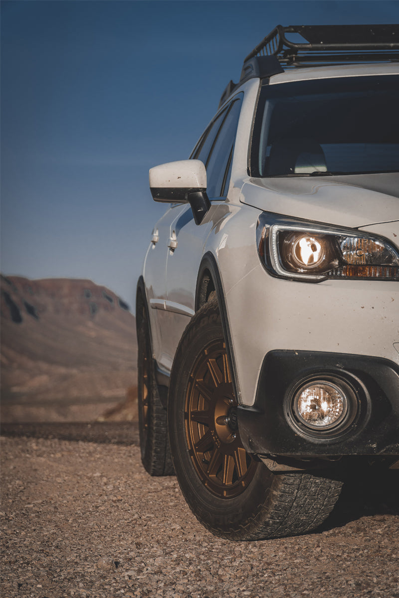 ICON Ricochet 17x8 5x100 38mm Offset 6in BS Satin Gold Wheel 7017805060SG 7017805060SG Photo - Mounted