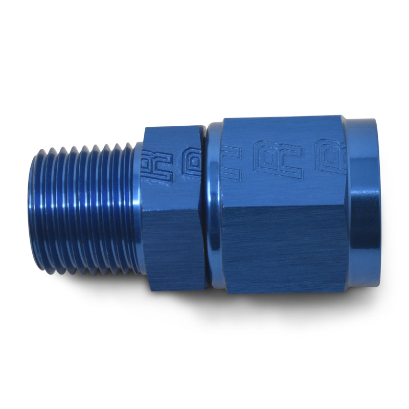 Russell -10 AN AN Female To Male NPT (Blue Finish) 614220 Photo - out of package