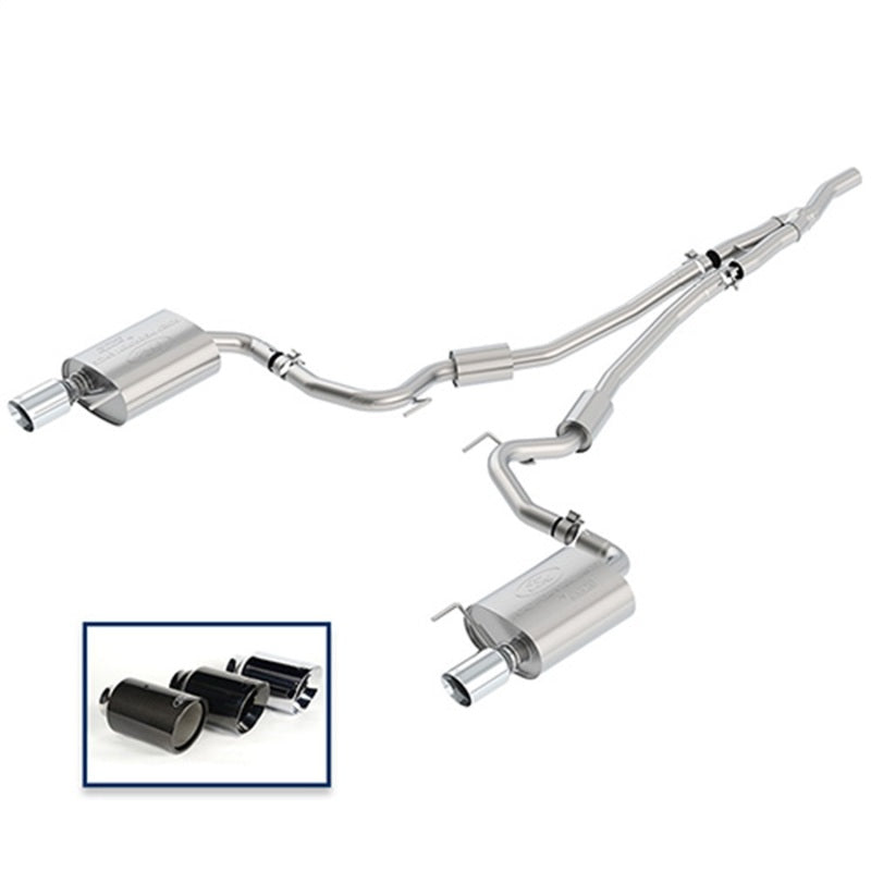 Ford Performance Parts Ford Racing 2018 Mustang 2.3L Ecoboost Cat-Back Sport Exhaust System M-5200-M4SCA Photo - Primary
